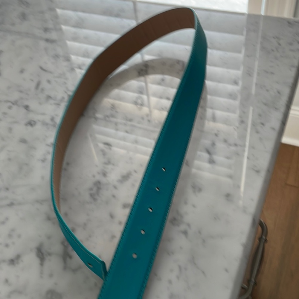 Turquoise Ovation riding belt, never worn.